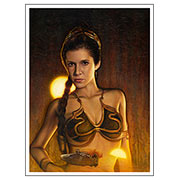 Star Wars Princess Leia Jabba's Bane Canvas Giclee Print